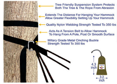 Deluxe Cinching Tree Straps