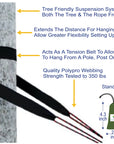 Extra Long Tree Straps