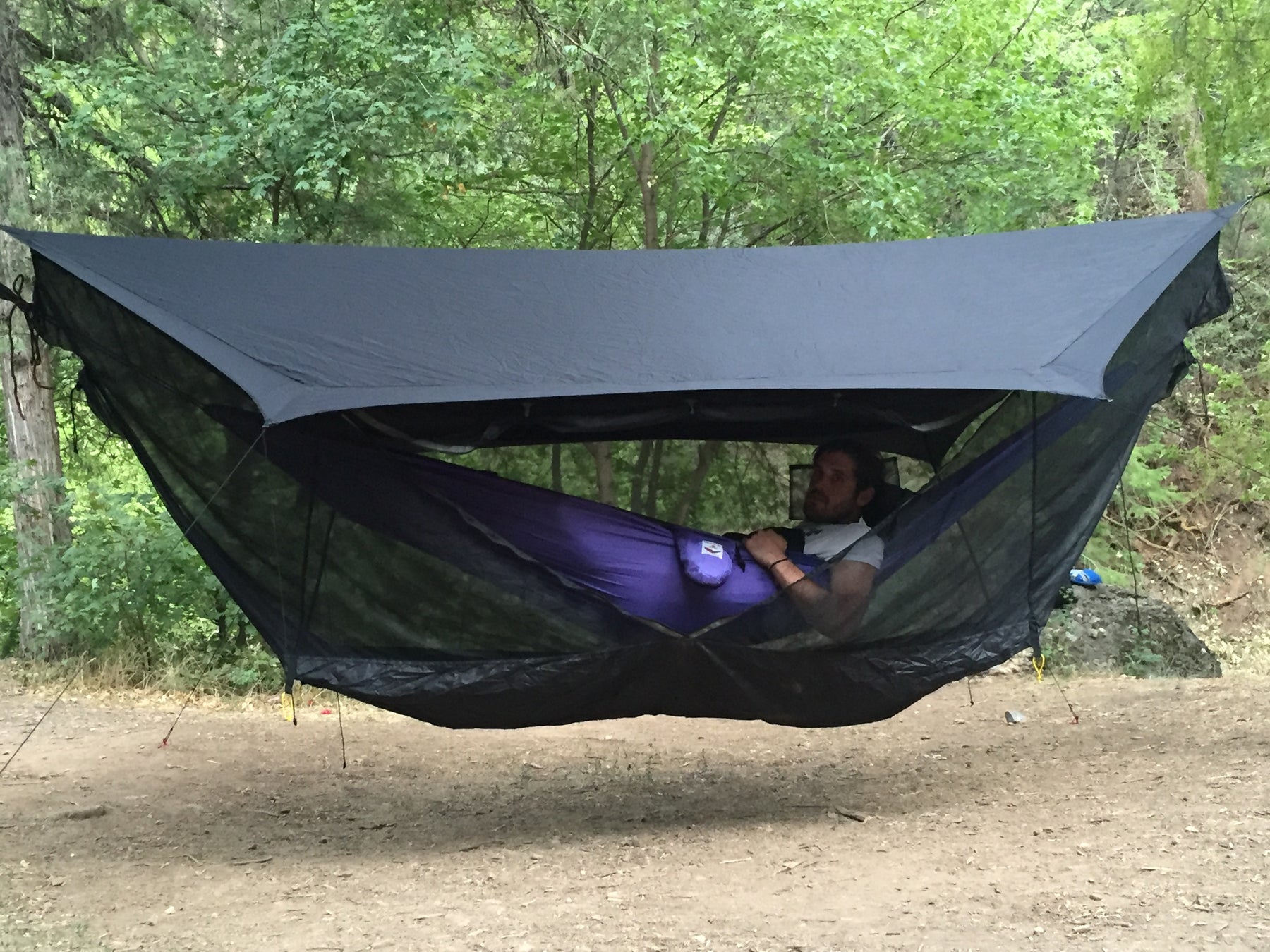 Hammock tent top