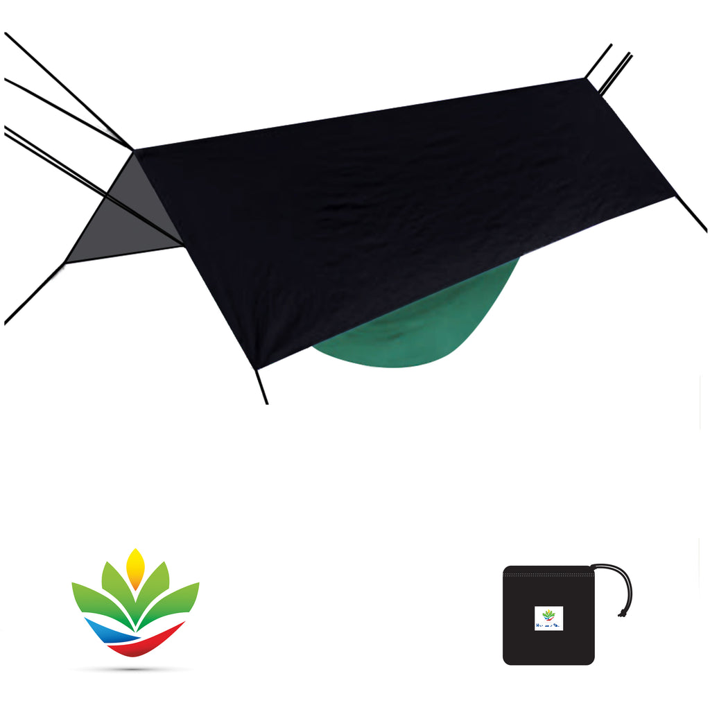 Hammock camping in the rain top