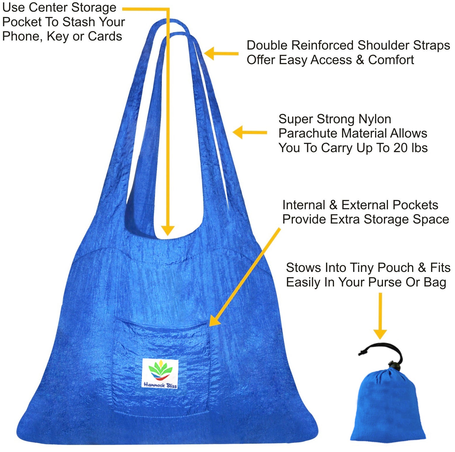 Stow Go Shopping Bag Hammock Bliss